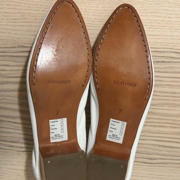 Rachel Comey white leather kitten heel size 7 - Picture 4 of 5